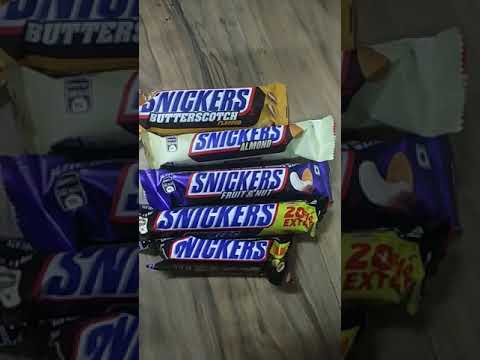 All type of snickers ❤🤤🤤 snickers love#shorts #subscribe #myselfnithu ❤#foodie
