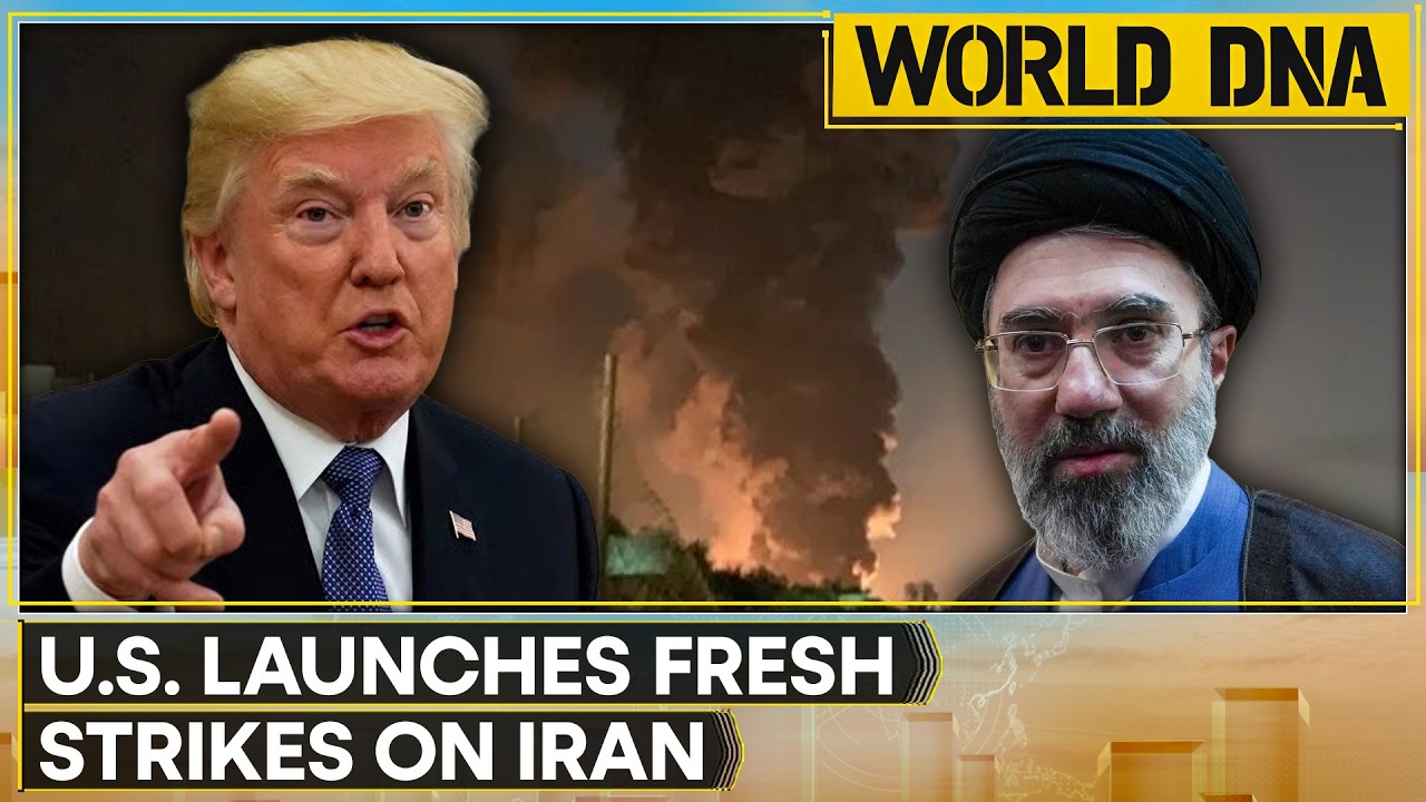 US-Iran War LIVE: US Launches Fresh Strikes on Iran | Iran Attacks US Base in Bahrain | World DNA