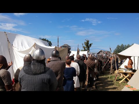 The Real Vikings vs  Slavs Battle! (Wolin Slavs and Vikings Festival) Jomsborg Vineta