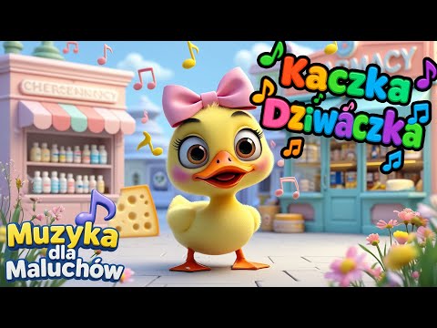 Kaczka Dziwaczka 🦆✨ | Śmieszny wierszyk Jana Brzechwy dla dzieci 👶