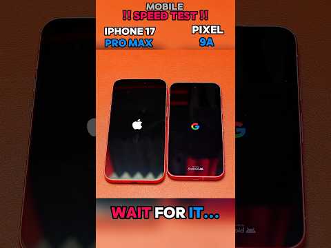 ⚡😱 IPHONE 17 PRO MAX VS PIXEL 9A SPEED TEST !!
