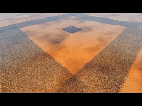 CATAPULT ARMY SURROUNDED BY 1 MILLION FOOTMEN - Ultimate Epic Battle Simulator 2 UEBS 2
