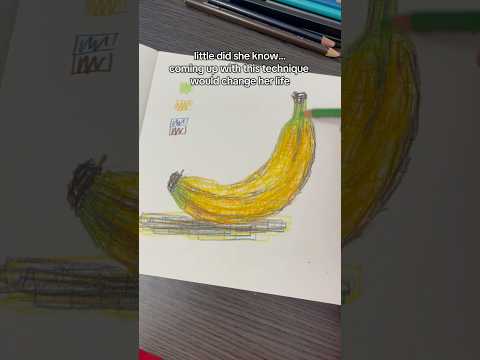 Box Drawing changed my life | unique drawing technique #drawing #coloring #arttechniques #art #fruit