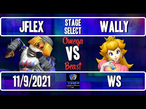 Stage Select 17 Omega: Jflex (Sheik) Vs. Wally (Peach) - WS