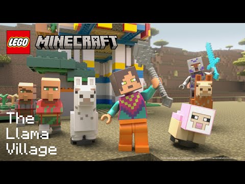 LEGO - LEGO Minecraft The Llama Village – Pillager attack!