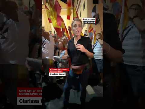 Thousands protest Spain’s border crisis