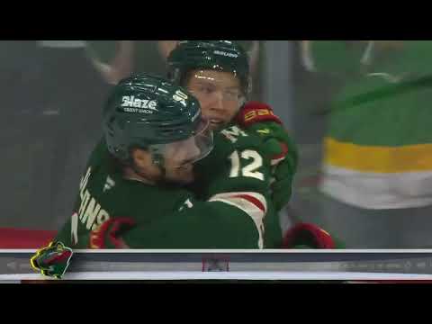 Matt Boldy Beautiful Breakaway Backhand Goal  vs Oilers | Minnesota Wild NHL Highlights