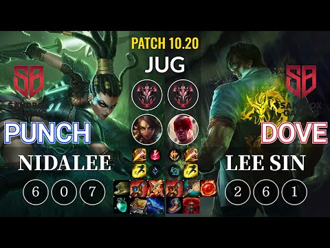 SB Punch Nidalee vs SB Dove Lee Sin Jungle - KR Patch 10.20