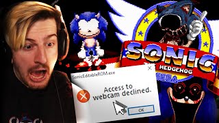 THEY TRIED TO TURN MY WEBCAM ON!? THE SCARIEST .EXE I&#39;VE PLAYED. (Sonic.EYX)