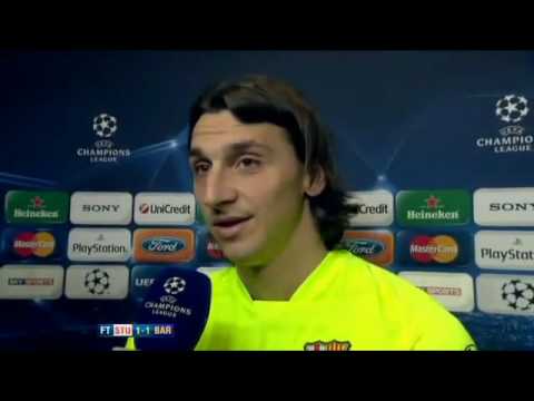 Zlatan Ibrahimovic punches reporter!