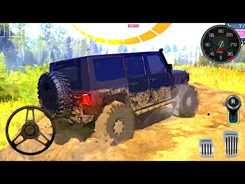 Offroad Police Jeep Driving - Police Car Simulator American Truck Mud 4x4 - Android Gameplay