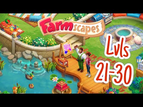 FARMSCAPES 🌳🥕 Levels 21 - 30   With Hard Level