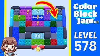 Solution du Niveau 578 de Color Block Jam