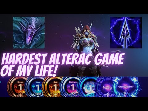 Sylvanas Arrow - HARDEST ALTERAC GAME OF MY LIFE! - Grandmaster Storm League