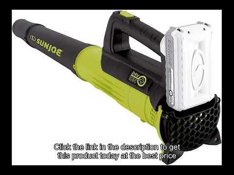 Sun Joe 24V-TB-LTE 24-Volt iON Cordless Compact Turbine Jet Blower, Kit