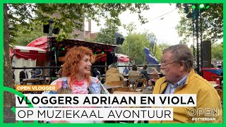 Vloggers Adriaan en Viola gaan op muzikaal avontuur tijdens Muziek op de Rotte