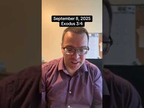 Take the call!  Exodus 3:4