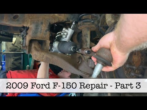 2009 Ford F 150 Repair - Part 3 - Installing the New Rack and Pinion