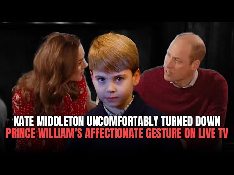 Kate Middleton Uncomfortably Turned Down Prince William's Affectionate Gesture on Live TV
