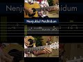 Nenjukkul Peidhidum Intro Guitar Tabs Lesson