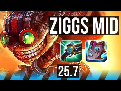 ZIGGS vs AHRI (MID) | Godlike | KR Master | 25.7
