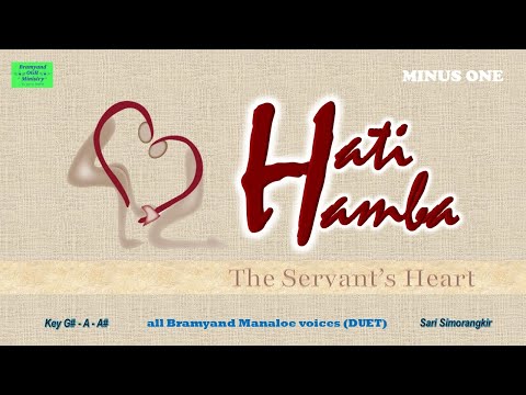 HATI HAMBA (minus one) - Bramyand Manaloe DUET cover - Sari Simorangkir (Lyric & Bible verse)