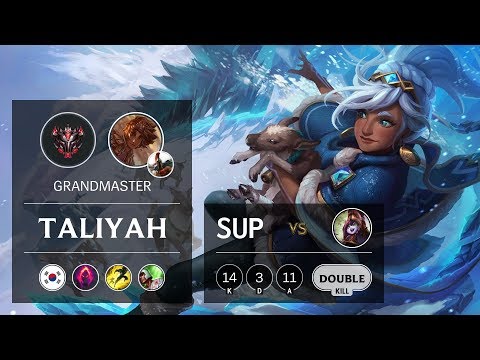 Taliyah Support vs Lulu - KR Grandmaster Patch 9.7