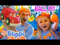 Blippi Makes a Friend at an Indoor Playground! | Ball Pit & Color Fun | Educational Videos for Kids