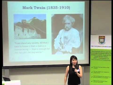 The Winner of the 1st Runner-up of 3MT@HKU - Ms LAI Suet Lin, Selina, PhD, Arts