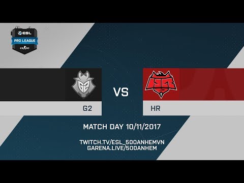 HR vs G2 - de_cbble - ESL Pro League Season 6 EU - 10/11/2017