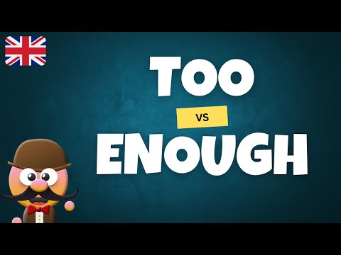 TOO VS ENOUGH - INGLÉS PARA NIÑOS CON MR.PEA - ENGLISH FOR KIDS