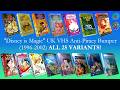 Disney Videos Anti Piracy Warning 1996 2002 All Variants Compilation