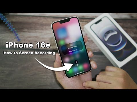 How to Screen Recording on iPhone 16e