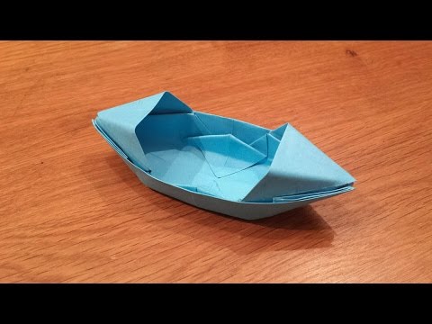 How To Make a Paper Boat That Floats - Origami