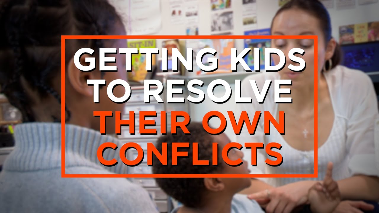 How to Teach Students to Manage Their Own Conflicts