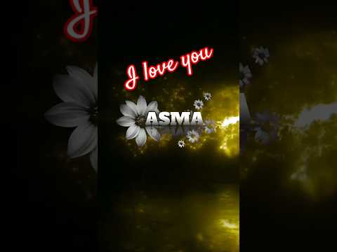 asma name status|asma name whatsapp status|asma nameart #asma #namestatus #nameartvideo #name_status