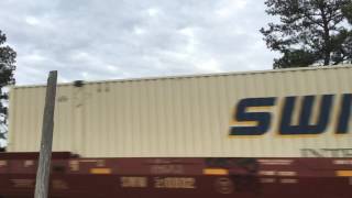 NS 213 absolutely Tears Though Duluth @ track speed with NS 9811 as it&#39;s leader (ReUploaded)