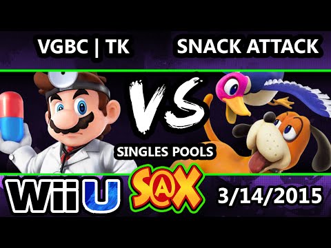 S@X Monthly - VGBC | TKBreezy (Dr. Mario) Vs. Snack Attack (Duck Hunt) SSB4 Pools - Smash Wii U