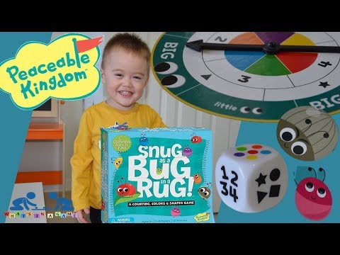 Games for Toddlers | Snug as a Bug in a Rug by Peaceable Kingdom | Play and Review