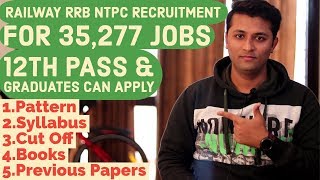 Railway RRB NTPC recruitment 2019 For 35,277 Jobs - Any 12th pass & Graduates Can Apply.