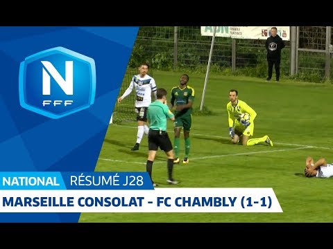 J28 : GS Marseille Consolat – FC Chambly (1-1), le résumé I National FFF 2018