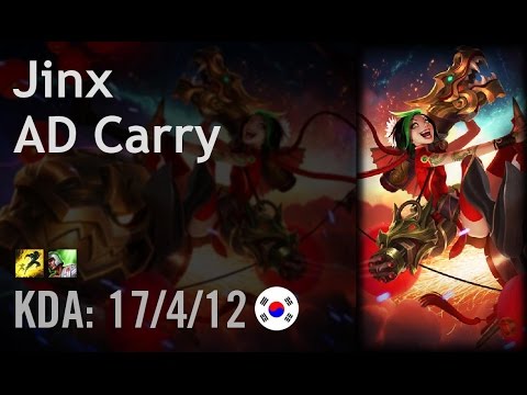 Jinx AD Carry vs Ezreal - Fury - KR Challenger Path 6.2