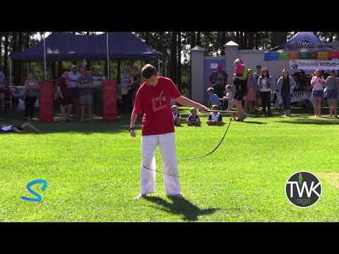 Wittenberg Farmers Market '18 - Whip cracking competition