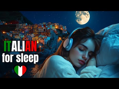 The best way to learn Italian | Learning Italian while sleeping | Stories to sleep in Italian 💚🤍💗