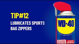 How To Lubricate Stuck Zippers Using WD-40 Multi-Use Product