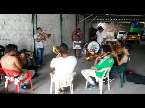 "Te quiero como a mi vieja - La Banda Los Del Sur filial Barrancabermeja" Barra: Los del Sur &bull; Club: Atlético Nacional