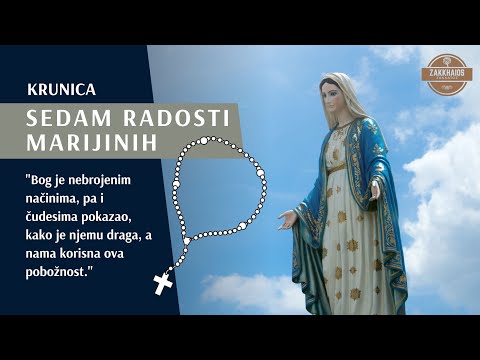 Krunica Sedam radosti Marijinih (Franjevačka krunica) - Gospa objavila franjevačkom novaku u 15. st.