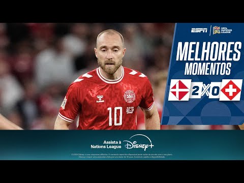Gols e lances de Dinamarca x Suíça
