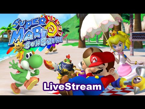 Super Mario Sunshine Live Stream Playthrough Part 1 TIME FOR VACATION!