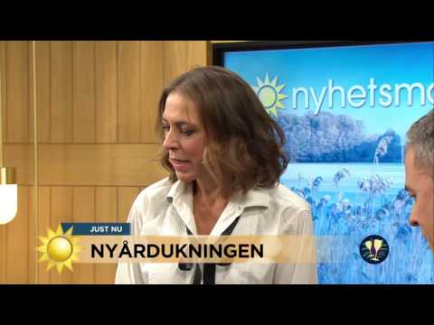 Nyårsdukningen - lär dig vika fina servetter - Nyhetsmorgon (TV4)